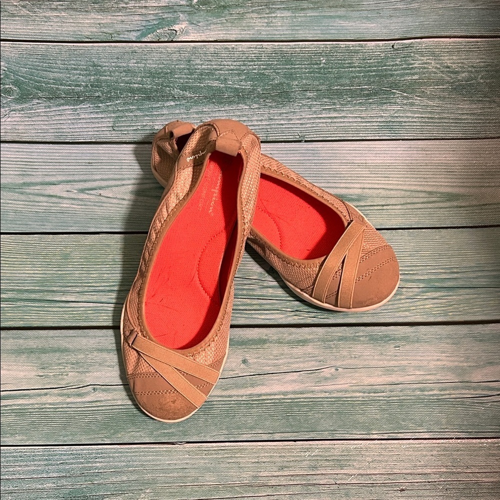 Champion Tan Ballet Flats